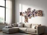 Phillips Collection Asken Wall Art Wood Freeform Accent