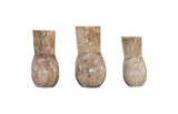 Phillips Collection Petrified Wood Birds Set of 3 Tabletop