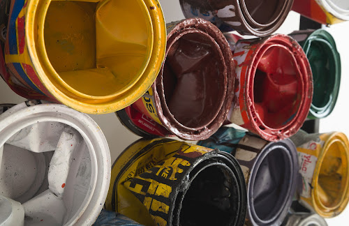 Phillips Collection Paint Can Wall Art Square Assorted Colors LG Accent