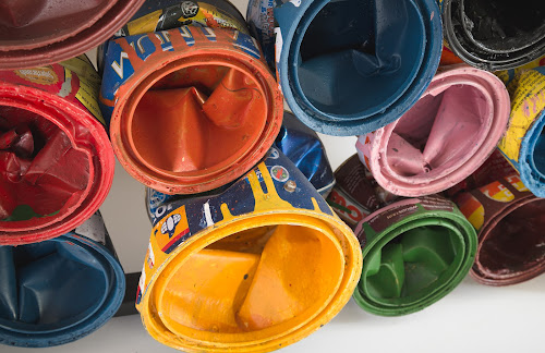 Phillips Collection Paint Can Wall Art Square Assorted Colors LG Accent