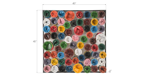 Phillips Collection Paint Can Wall Art Square Assorted Colors LG Accent