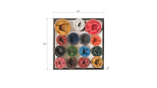 Phillips Collection Paint Can Wall Art Square Assorted Colors SM Accent