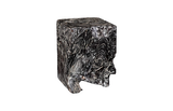 Phillips Collection Black Wash Square Stool