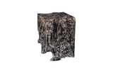Phillips Collection Black Wash Square Stool