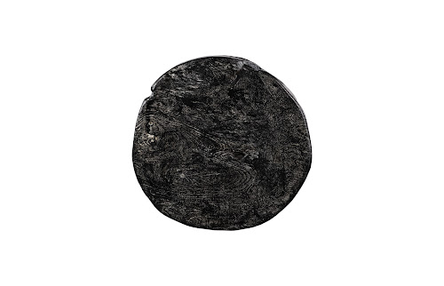 Phillips Collection Black Wash Round Stool