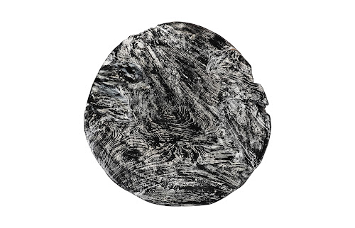 Phillips Collection Black Wash Round Side Table