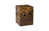 Phillips Collection Teak Slice Brown Side Table