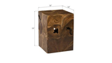Phillips Collection Teak Slice Brown Side Table