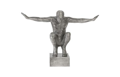 Phillips Collection Outstretched Arms Sculpture Aluminum Large Accent