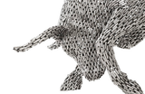 Phillips Collection Bull Pipe Sculpture Stainless Steel Accent
