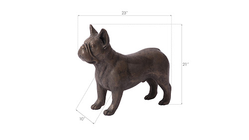 Phillips Collection French Bulldog Bronze Accent