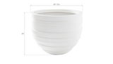 Phillips Collection June White LG Planter