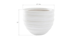 Phillips Collection June White SM Planter