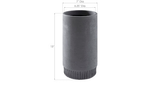 Phillips Collection Harvest Planter Small Dark Gray Vase