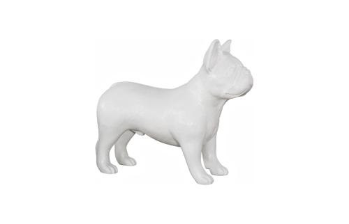 Phillips Collection French Bulldog Gel Coat White Accent