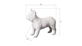 Phillips Collection French Bulldog Gel Coat White Accent