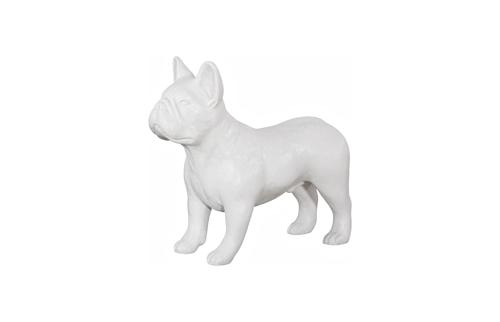 Phillips Collection French Bulldog Gel Coat White Accent