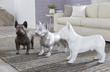 Phillips Collection French Bulldog Gel Coat White Accent