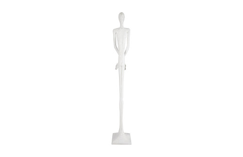 Phillips Collection Lloyd Sculpture Resin Gel Coat White Accent