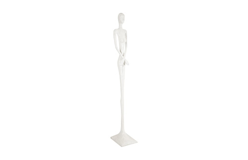 Phillips Collection Lottie Sculpture Resin Gel Coat White Accent