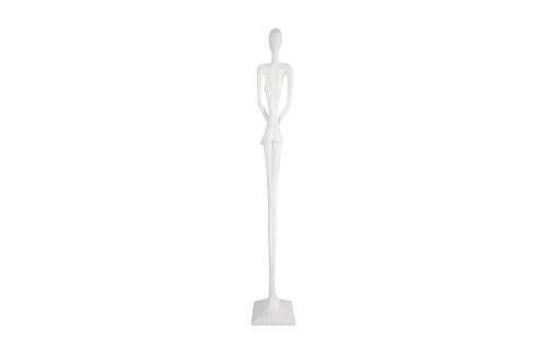 Phillips Collection Lottie Sculpture Resin Gel Coat White Accent