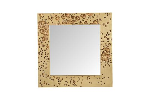 Phillips Collection Splotch Gold Leaf Mirror