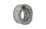 Phillips Collection Cast Eroded Wood Circle Wall Tile Silver Wall Art