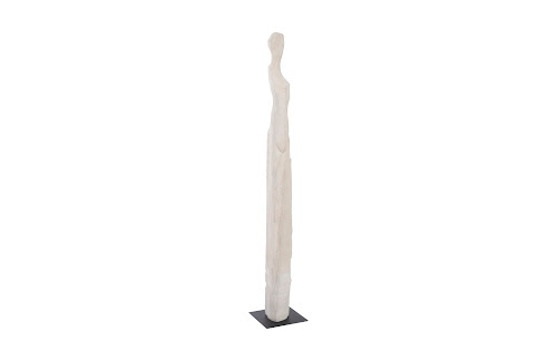 Phillips Collection Cast Women Sculptures, A , Colossal, Roman Stone Off White Accent