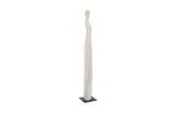 Phillips Collection Cast Women Sculptures, A , Colossal, Roman Stone Off White Accent