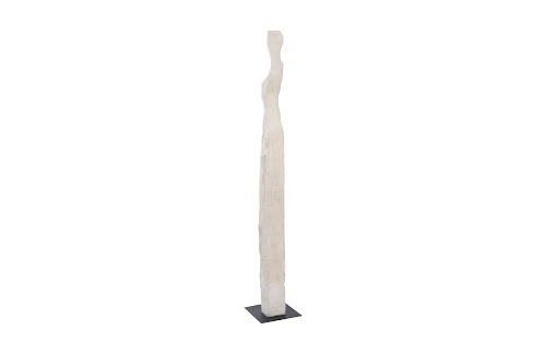 Phillips Collection Cast Women Sculptures, A , Colossal, Roman Stone Off White Accent