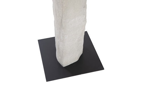Phillips Collection Cast Women Sculptures, A , Colossal, Roman Stone Off White Accent