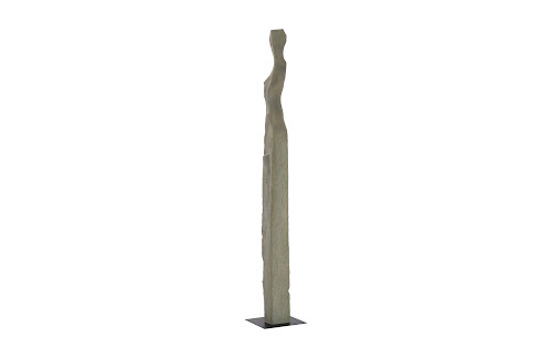 Phillips Collection Cast Women Sculptures, A , Colossal, Splinter Stone Finish Gray Accent