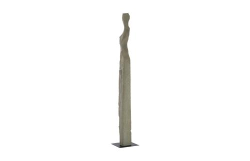 Phillips Collection Cast Women Sculptures, A , Colossal, Splinter Stone Finish Gray Accent