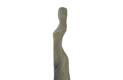 Phillips Collection Cast Women Sculptures, A , Colossal, Splinter Stone Finish Gray Accent