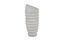 Phillips Collection JP Wall Planter, Left Slant Off White Accent