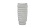 Phillips Collection JP Wall Planter, Center Slant Off White Accent