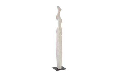 Phillips Collection Cast Women Sculptures, C , Colossal, Roman Stone Off White Accent