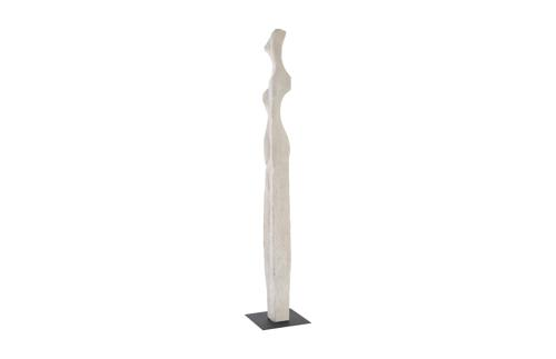 Phillips Collection Cast Women Sculptures, C , Colossal, Roman Stone Off White Accent