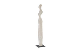 Phillips Collection Cast Women Sculptures, C , Colossal, Roman Stone Off White Accent