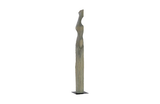Phillips Collection Cast Women Sculptures, B , Colossal, Splinter Stone Finish Gray Accent
