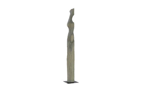 Phillips Collection Cast Women Sculptures, B , Colossal, Splinter Stone Finish Gray Accent