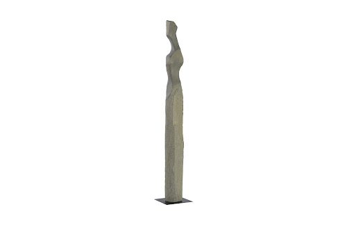 Phillips Collection Cast Women Sculptures, B , Colossal, Splinter Stone Finish Gray Accent
