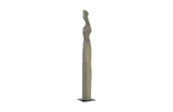 Phillips Collection Cast Women Sculptures, B , Colossal, Splinter Stone Finish Gray Accent