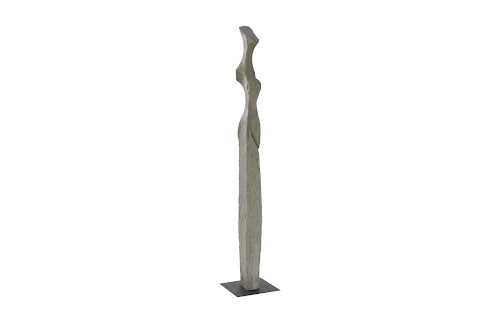 Phillips Collection Cast Women Sculptures, C , Colossal, Splinter Stone Finish Gray Accent