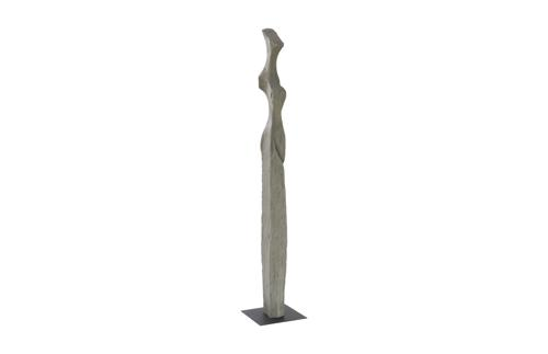 Phillips Collection Cast Women Sculptures, C , Colossal, Splinter Stone Finish Brown Accent
