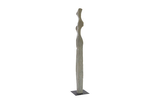 Phillips Collection Cast Women Sculptures, C , Colossal, Splinter Stone Finish Gray Accent