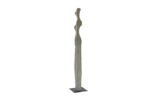 Phillips Collection Cast Women Sculptures, C , Colossal, Splinter Stone Finish Brown Accent