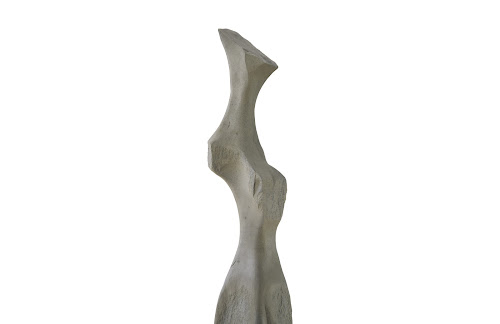 Phillips Collection Cast Women Sculptures, C , Colossal, Splinter Stone Finish Gray Accent
