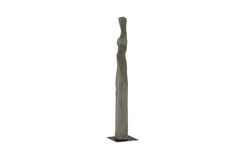Phillips Collection Cast Women Sculptures, D , Colossal, Splinter Stone Gray Accent