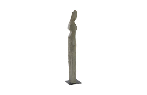 Phillips Collection Cast Women Sculptures, F , Colossal, Splinter Stone Gray Accent